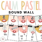 Calm Pastel Classroom Decor | Sound Wall | Editable | *NEW