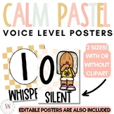 Pastel Classroom Decor | Voice Level Posters | Voice Level