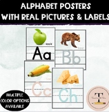 Calm Colors Nonfiction Alphabet Posters with Real Pictures