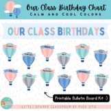 Calm and Cool Birthday Chart | Bulletin Board Kit
