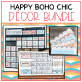 Calm and Happy BOHO CHIC DECOR BUNDLE  |  Growing and Editable
