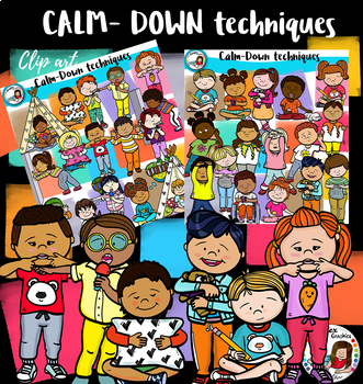 Preview of Calm down techniques for kids 2- 76 items!