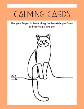 Preview of Calming Cards