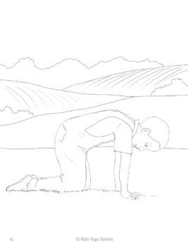 calming coloring pages for kids yoga poses by kids yoga stories