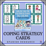 Calming Coping Strategy Cards  - Color and Black & White -
