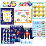 Calming Corner Classroom Decor Posters Bundle Ideas, Space