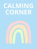 Calming Corner Posters