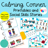 Calming Corner Set with Calm Down Printables and Social Sk