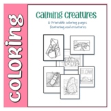 Calming Creatures Coloring Book - vol. 1