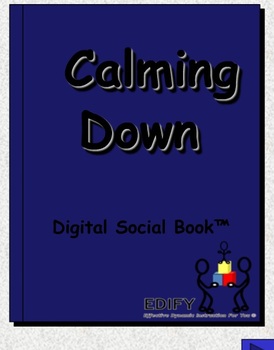 Preview of Calming Down Digital Social Book
