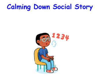 Preview of Calming Down Social Story