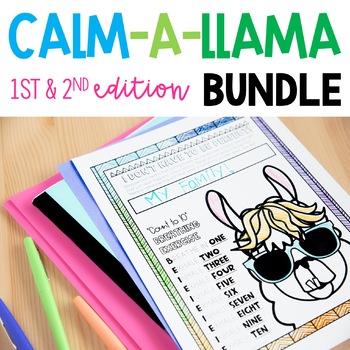 Preview of Calming Llama Worry Bundle