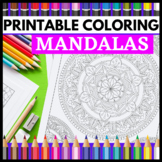 Calming Mandala Coloring Pages | Manage Stress & Anxiety [