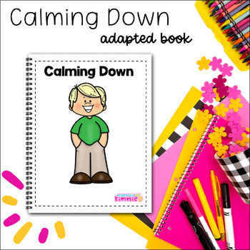 Preview of Calming Special Education Emotional Regulation Social Story Adapted Book