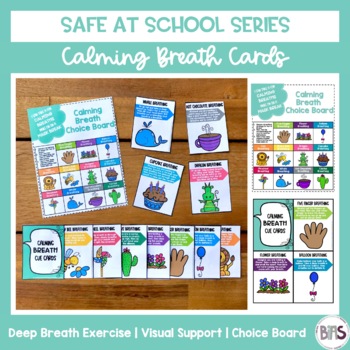 Preview of Calming Strategies | Breathing Exercises | Safe at School Series