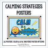 Calming Strategies Posters for School Counseling office