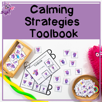 Preview of Calming Strategies Printable Book - Emotional Regulation Tools