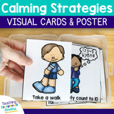 Calming Strategies Visual Cards and Poster for Calm Down Corner