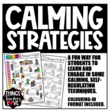 Calming Strategies Activity Set, Self-Regulation Technique
