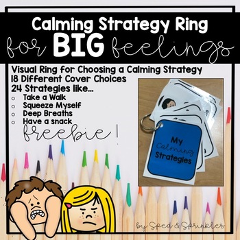 Preview of Calming Strategy Ring- Freebie!