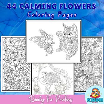 Preview of 44 Printable PDF Mindfulnes Coloring Pages For Mother's day With Quotes For Kids