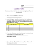 Calorie Math