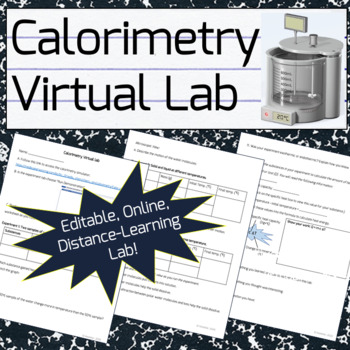 Preview of Calorimetry Virtual Lab Guide