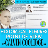 Calvin Coolidge Point of View Poster and Questions