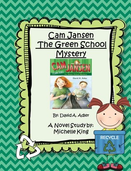 Preview of Cam Jansen The Green School Mystery Novel Study