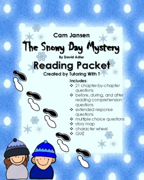 Preview of Cam Jansen and The Snowy Day Mystery - Novel Study
