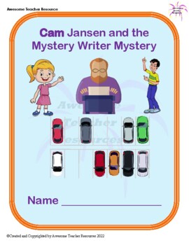 Preview of Cam Jansen and the Mystery Writer Mystery Book Study Packet
