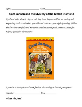 Preview of Cam Jansen and the Mystery of the Stolen Diamond Response Pack