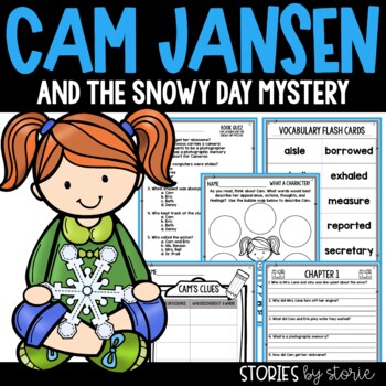 Preview of Cam Jansen and the Snowy Day Mystery Printable and Digital Activities