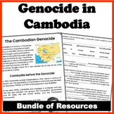 Cambodian Genocide -Reading Comprehension Worksheet and Po