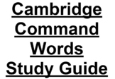 Cambridge Command Words Study Guide
