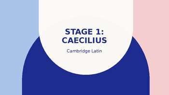 Preview of Cambridge Latin 1 - Stage 1 Presentation