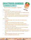 Cambridge Latin Course Quattuor Generis Card Game Stages 1-6