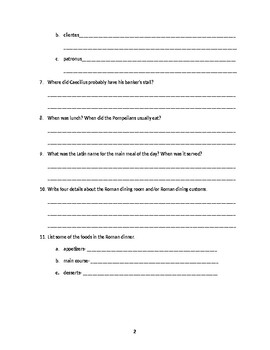 cambridge latin course worksheets