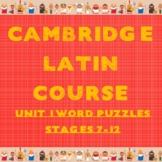 Cambridge Latin Course Unit 1 Stages 7-12 Vocab Puzzles