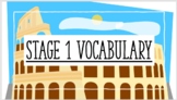 Cambridge Latin Unit 1 Stage 1 Vocabulary Slides