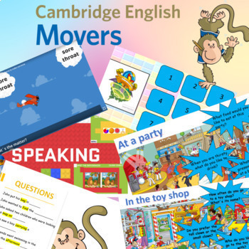 Preview of Cambridge Movers, third grade, fourth grade
