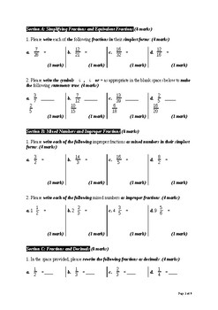 cambridge primary mathematics 6 unit 3a chapter review test 3 with