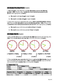 cambridge primary mathematics 6 units 3a and 3b test with answers