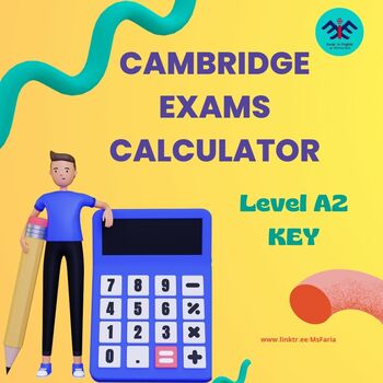Preview of Cambridge Score Calculator - Level A2 Key