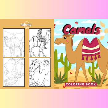 Camels Coloring Pages for Students Preschool Pre-K Kinder 1st 5th 6th ...