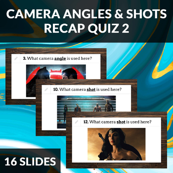 Preview of Camera Angles and Shots Cinematic Film Techniques Recap Quiz 2
