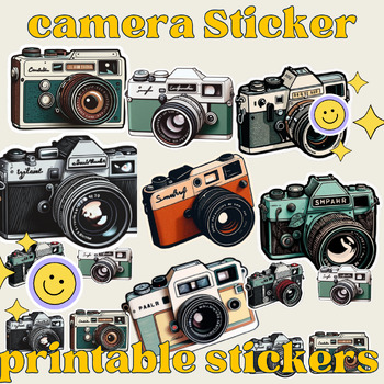 Cute Camera Sticker
