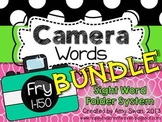 Camera Words BUNDLE - FRY Sight Word Folder System - Engag