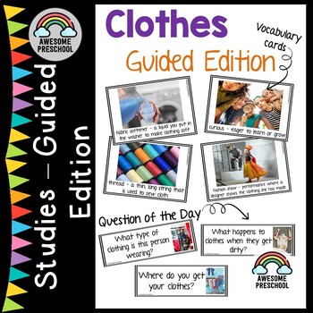 Preview of Clothes - GUIDED EDITION (Creative Curriculum®)