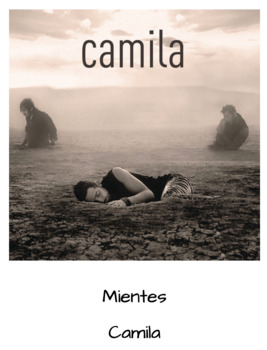 Preview of Camila - Mientes - Song Sheet - Música en español